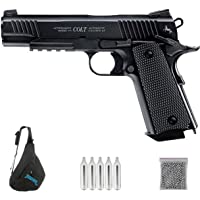 Los mejores  - Colt M45 A1 CQBP (blowback) | Pack Pistola de balines (perdigones o Bolas de Acero BBs). Arma de Aire comprimido CO2…